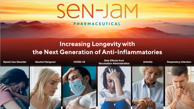 Sen-Jam Pharmaceutical, Increasing longevity with next generation of anti-inflamation